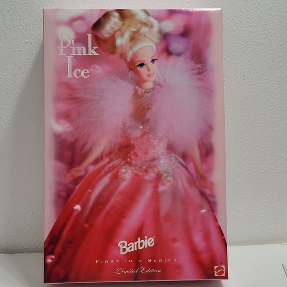 NRFB Pink Ice Barbie Doll Limited Edition First in a Series 1996 Mattel - Picture 7 of 8